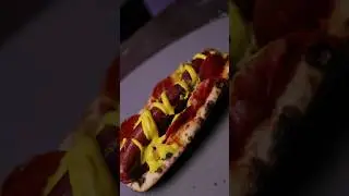 What would YOU call this Pizza Hotdog? Pizzawg? Glizza? #shorts #pizzalover #hotdog