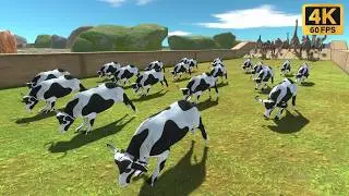 Race to eat Cows - Animal Revolt Battle Simulator