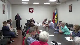 Встреча главы управы района Капотня П.О. Горбатова с жителями района 04 07 2018