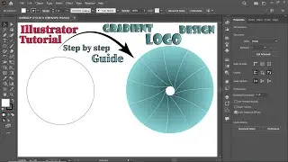 Gradient Logo Design: The Step-by-Step Guide | Adobe Illustrator CC 2023 #abaidgraphicstudio #logo
