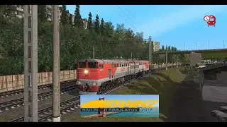 Хозяйственным  поездом  до  Лазаревского. Trainz Railroad Simulator 2019.