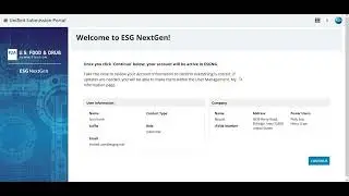 ESG NextGen Invited User Demo