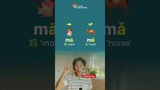 Chinese Tones 妈 vs 马 - Follow for more!  #shorts #chinesezerotohero