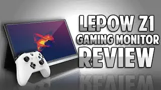 Lepow Z1 Portable Gaming Monitor Review! (1080p 60hz, USB Type-C)