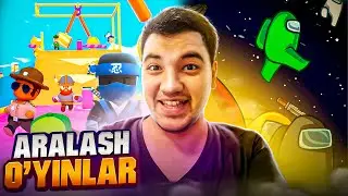 ARALASH O'YINLAR / ROBLOX , STUMBLE GUYS , GROUNDED