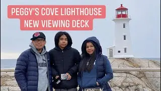PEGGY'S COVE LIGHTHOUSE NEW VIEWING DECK // ICONIC LIGHTHOUSE // NOVA SCOTIA CANADA