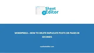 WordPress – How to Delete Duplicate Posts or Pages in Seconds