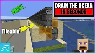 Minecraft Water Removal Machine Tileable!! (1.20 Java)