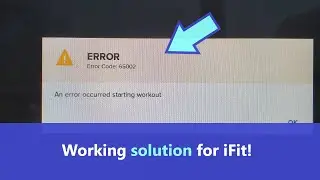 iFit error code 65002 