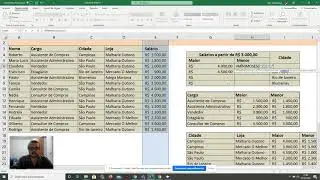 Excel MÍNIMOSES Complexo com Operador
