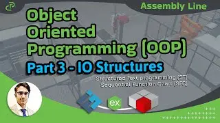 3. PLC Object Oriented Programming OOP of Assembly Line by Codesys simulated in factory IO #tutorial