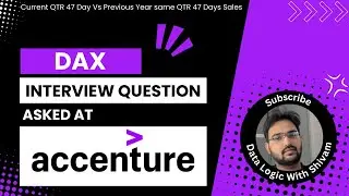 Accenture Power BI Interview Question | Compare Current 47 Days vs Last Year Quarter 47 days Sales