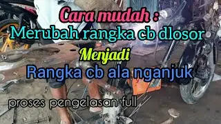 merubah rangka megapro jadi cb