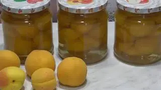 АБРИКОСЫ в Сиропе на ЗИМУ Без Стерилизации.Кулинарный Клуб.