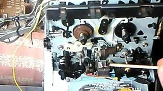 SONY TC K950ES mechanism adjustment.