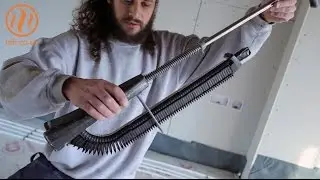 How to use an underfloor heating staple tacker gun by Continal Underfloor