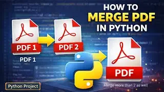 How to Merge PDF Files in Python (Step-by-Step Tutorial) || Python Project || Titan Spy ||