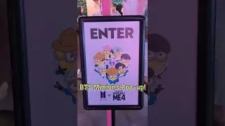 I Went To The BTS Minions Pop-up!! CUTE!! #bts #minions #popup