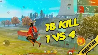 18 KILL Solo Vs Squad I am Noob But Play Like Ultra Pro Garena Free Fire