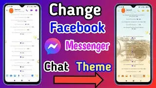 how to change chat theme in facebook messenger || messenger chat theme
