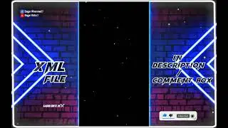 Excuses xml file || ALIGHT-MOTION NEW XML FILE🗂️||Xml By 
