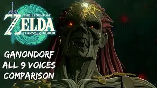 The Legend of Zelda: Tears of the Kingdom - Ganondorf All 9 Voices Comparison