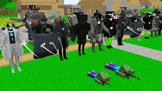 EVİMİ KORUYAN 100 YENİ TİTAN KAMERA ADAM 😱 - Minecraft