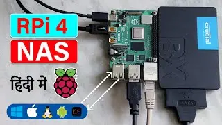Raspberry Pi 4 NAS setup [Hindi]