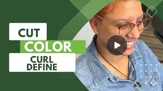 Issa Cut, Color, & Curl Define on Natural Hair