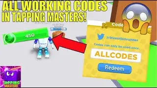 *ALL* WORKING CODES IN TAPPING MASTERS! || Roblox