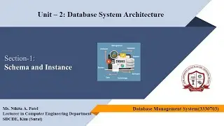 Schema and Instance of DBMS | Unit-2 | Lecture-1