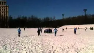 Russian Rugby on snow