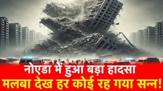 नोएडा में बड़ा हादसा: ऐसा मचा हड़कंप, मलबे का नज़ारा देख हर कोई हैरान!