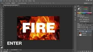 How to Place an Image in Text in Photoshop