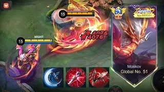 TOP 1 GLOBAL MOSKOV BEST BURST DAMAGE HACK BUILD 2025!! (most recommended) MOSKOV BEST BUILD 2025!
