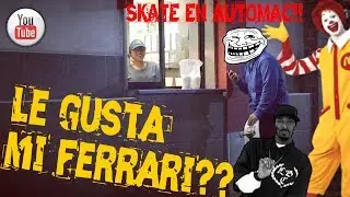 Voy a McDonald's en Skate por Autoservicio!! // Broma & Trolleo (Termina Bien)