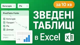 🔥 Зведені таблиці та діаграми Excel — швидкий аналіз без формул для роботи та бізнесу Tutorial