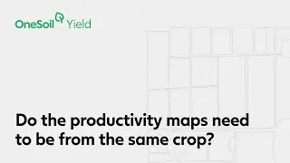 Do productivity zones need to be from the same crop?