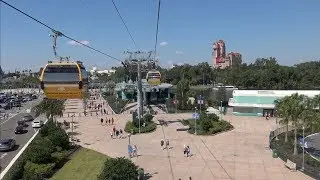 Disney Skyliner POV Caribbean Beach to Hollywood Studios 4K UHD, Walt Disney World