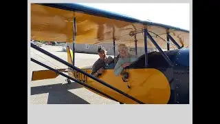 Cathy's first flight in Pietenpol Air Camper N8031