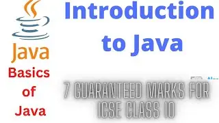 Java programming for beginners. Very important for ICSE class 9 and 10.