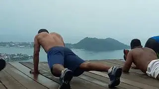 Latihan Fisik tim Gulat TC PON Papua 2020