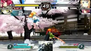 Dengeki Bunko Fighting Climax 1st Loketest - Shana vs. Kirino