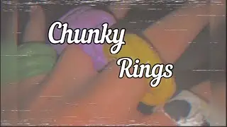 Chunky Rings Con Arcilla Casera || Súper Fácil