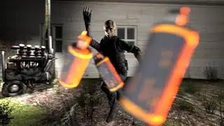 3 flash bangs and a huntress