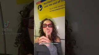 ASMR in the TUBE STATION #asmr #publicasmr