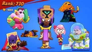 All Brawlers & All Skins Losing Animations | Najia, Sirius in Brawl Stars