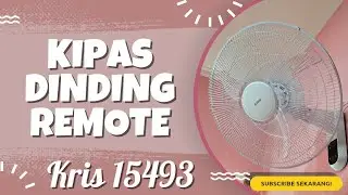 KIPAS ANGIN DINDING DENGAN REMOTE | MERK KRIS (TOKO MERAH)