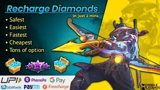 How to recharge mlbb diamonds | how to recharge mobile legends diamonds | how get diamonds in mlbb