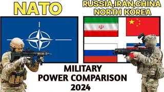 NATO VS Russia Military Power | NATO Vs China Iran & North Korea Military Power Comparison